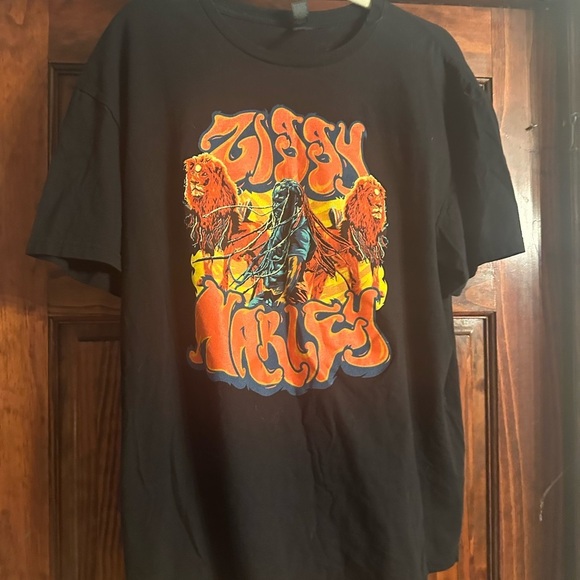 Ziggy Marley Black Graphic T-Shirt - Picture 1 of 4
